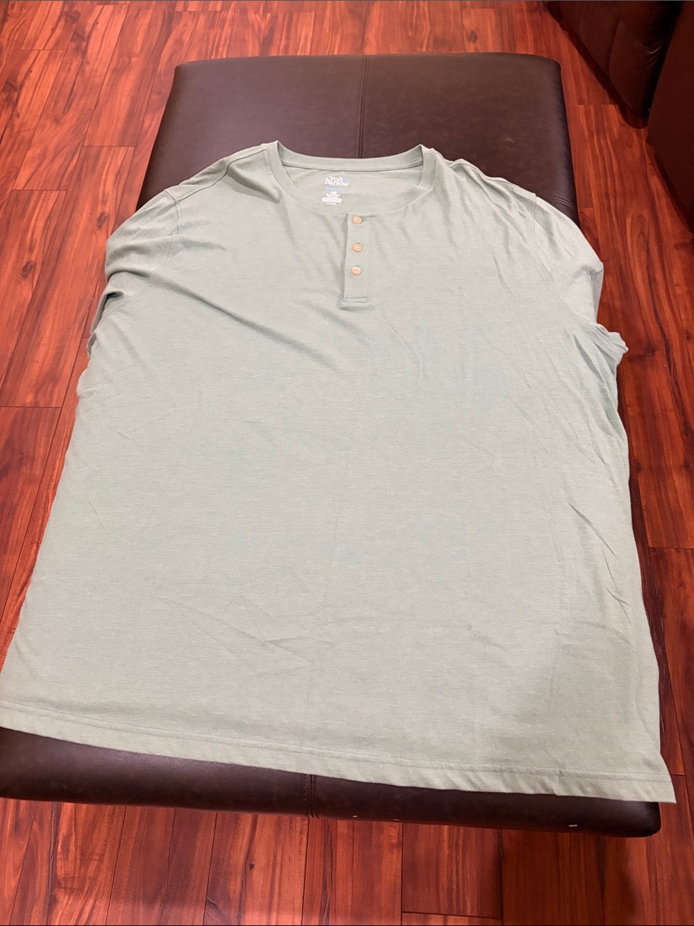 croft & barrow Light Sage Green Short-Sleeve Henley